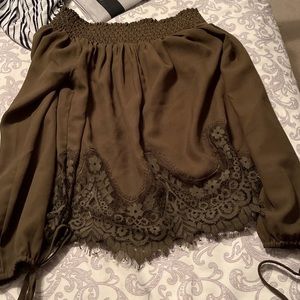 abercrombie off the shoulder top